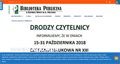 Desktop Screenshot of bibliotekawawer.pl