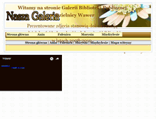 Tablet Screenshot of galeria.bibliotekawawer.pl